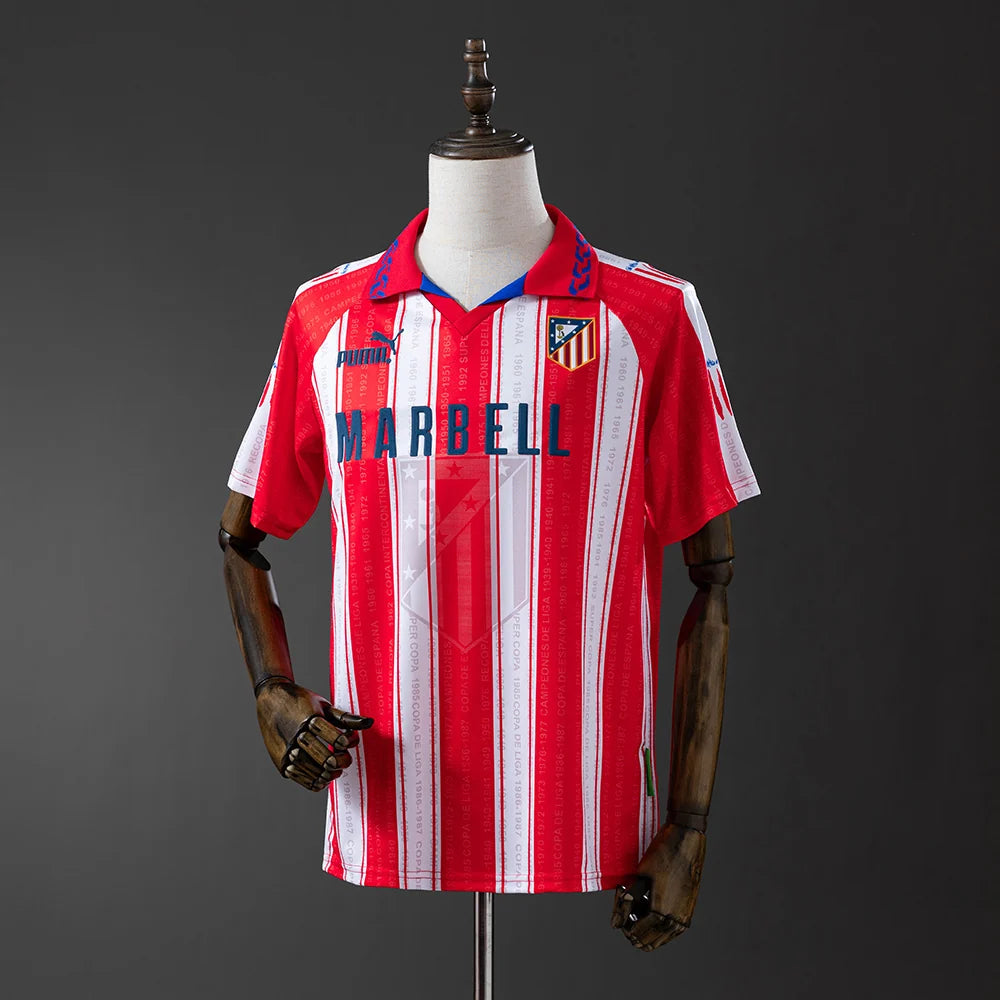 Atletico Madrid 95/96 Home Adult's Jersey- Retro