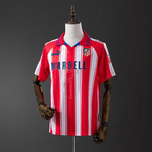 Atletico Madrid 95/96 Home Adult's Jersey- Retro